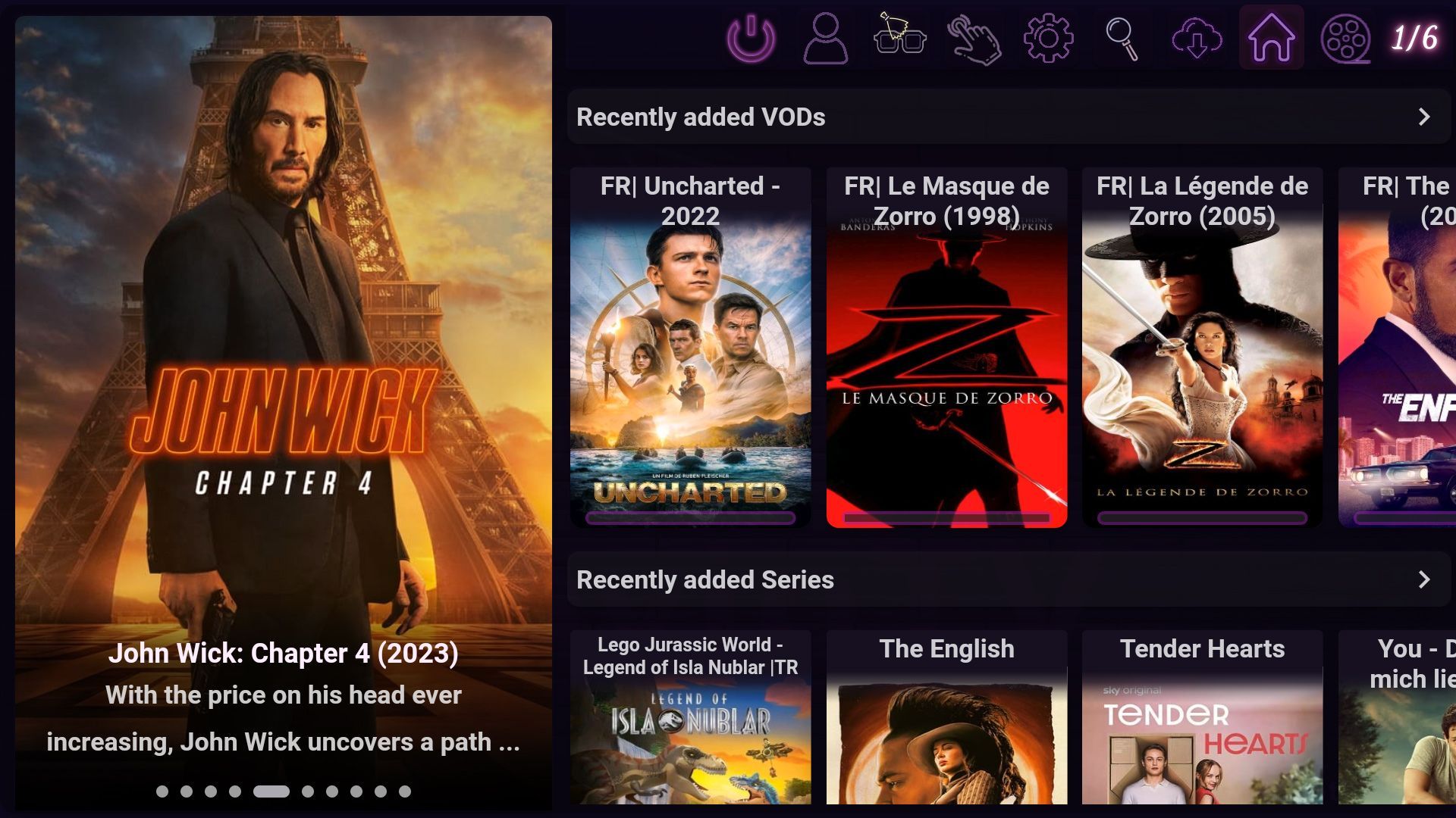 Interface NavipTV Smart Player
